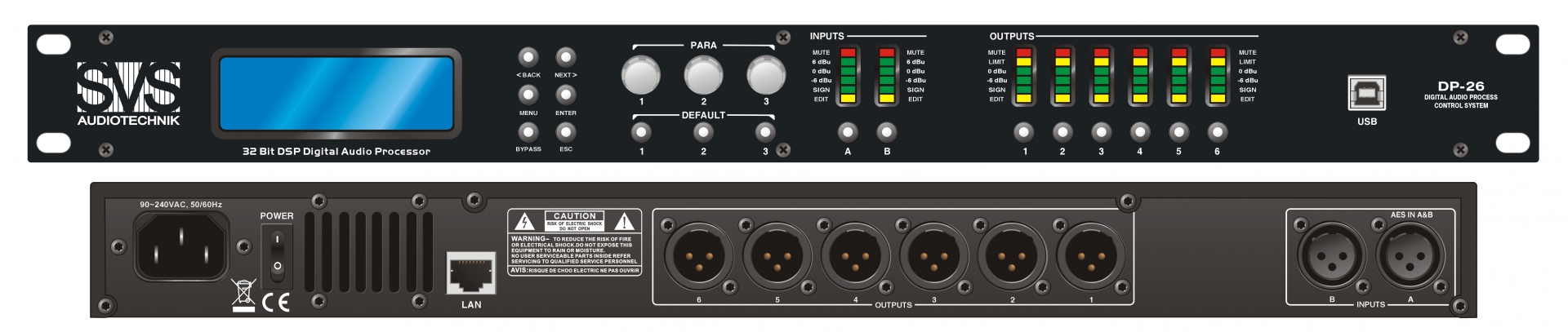 SVS Audiotechnik DP-26 Цифровой процессор: 2 входа 6 выходов в Крымске