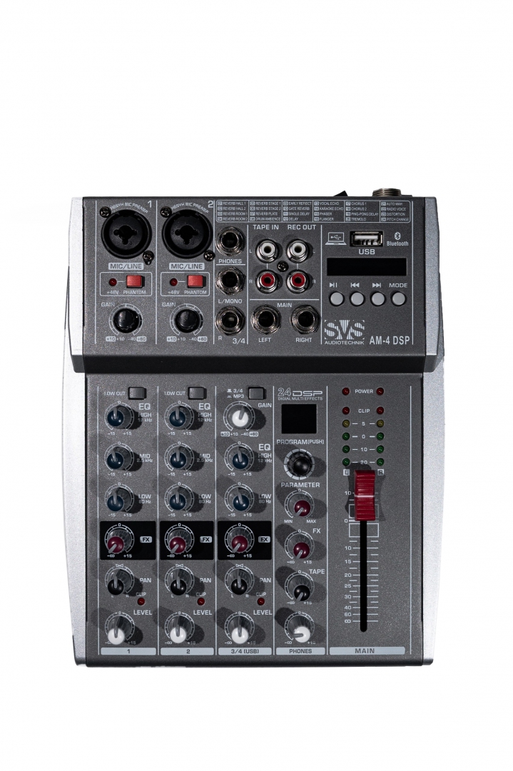 SVS Audiotechnik mixers AM-4 DSP Аналоговый микшерный пульт, 4-канала в Крымске
