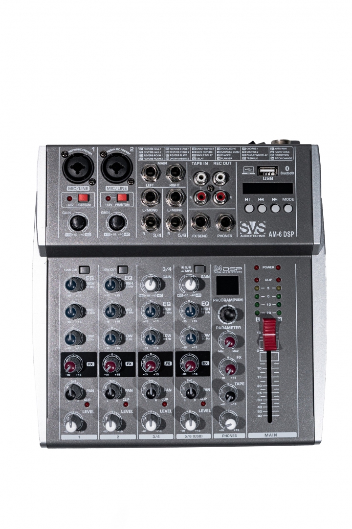 SVS Audiotechnik mixers AM-6 DSP Микшерный пульт аналоговый, 6-канальный SVS Audiotechnik mixers в Крымске